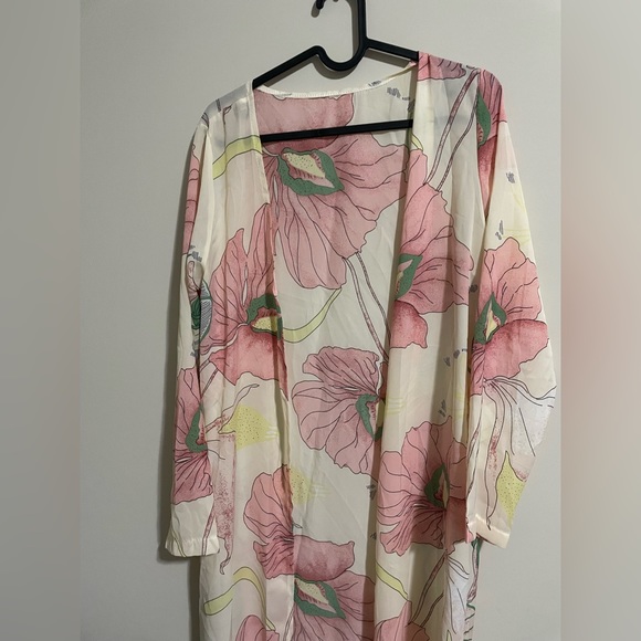 FLORAL DUSTER - Picture 2 of 5